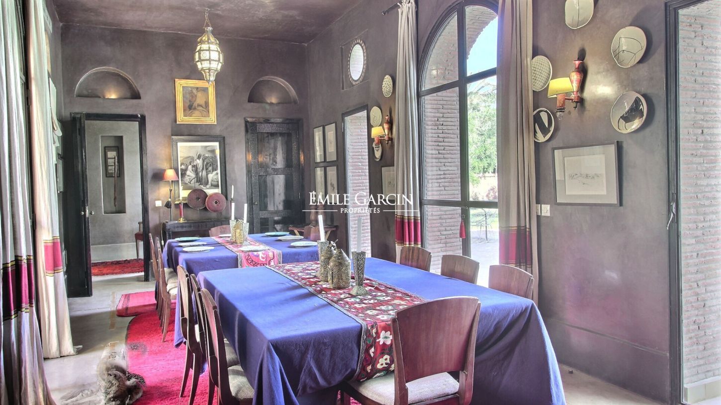 A louer propriété luxueuse au coeur de la Palmeraie de Marrakech - Emile Garcin Maroc - Image 2