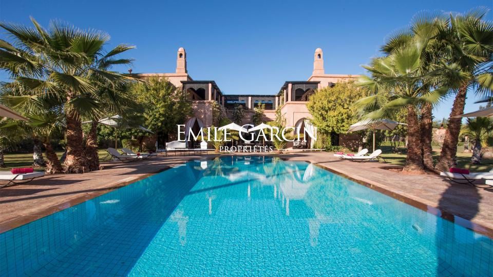 A louer propriété Orientale dans la Palmeraie de Marrakech - Emile Garcin Maroc - Image 1