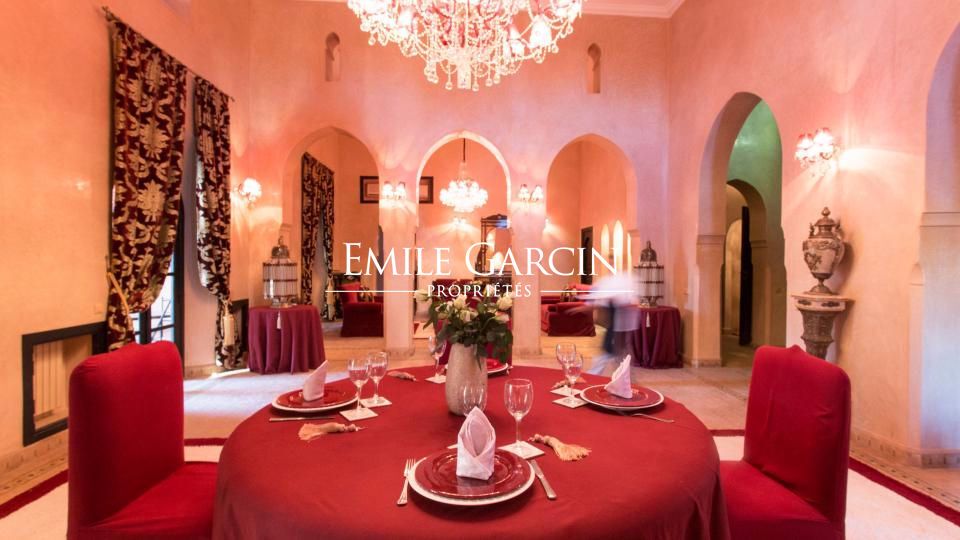 A louer propriété Orientale dans la Palmeraie de Marrakech - Emile Garcin Maroc - Image 4
