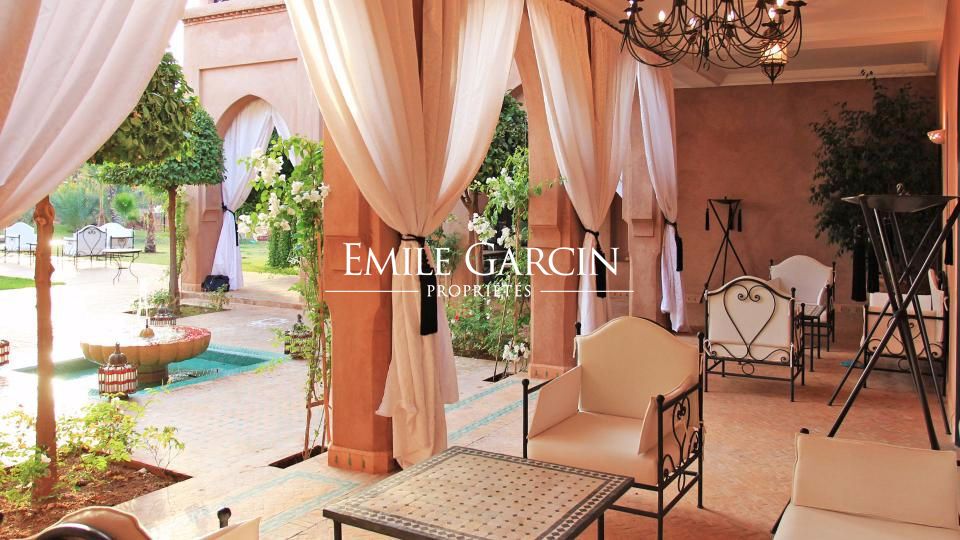 A louer propriété Orientale dans la Palmeraie de Marrakech - Emile Garcin Maroc - Image 10