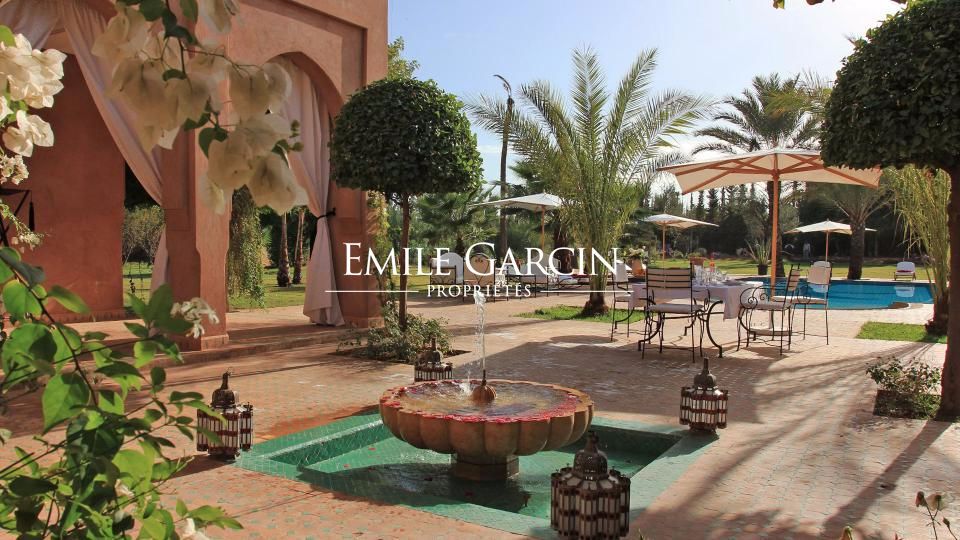 A louer propriété Orientale dans la Palmeraie de Marrakech - Emile Garcin Maroc - Image 12