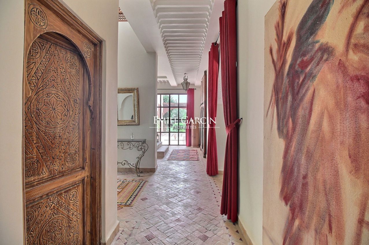 À vendre très jolie villa sur la route d'Amizmiz à Marrakech - Emile Garcin Maroc - Image 2