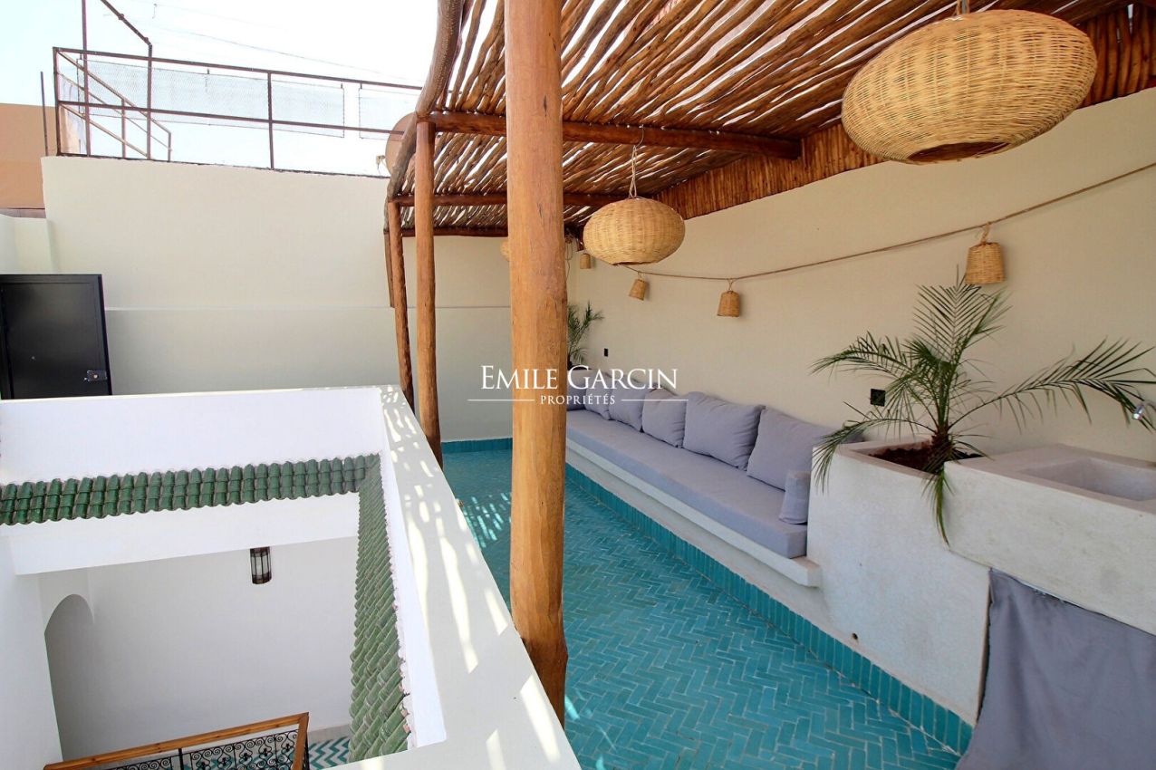 À vendre joli Riad au quartier Bab Doukkala à Marrakech - Emile Garcin Maroc - Image 8