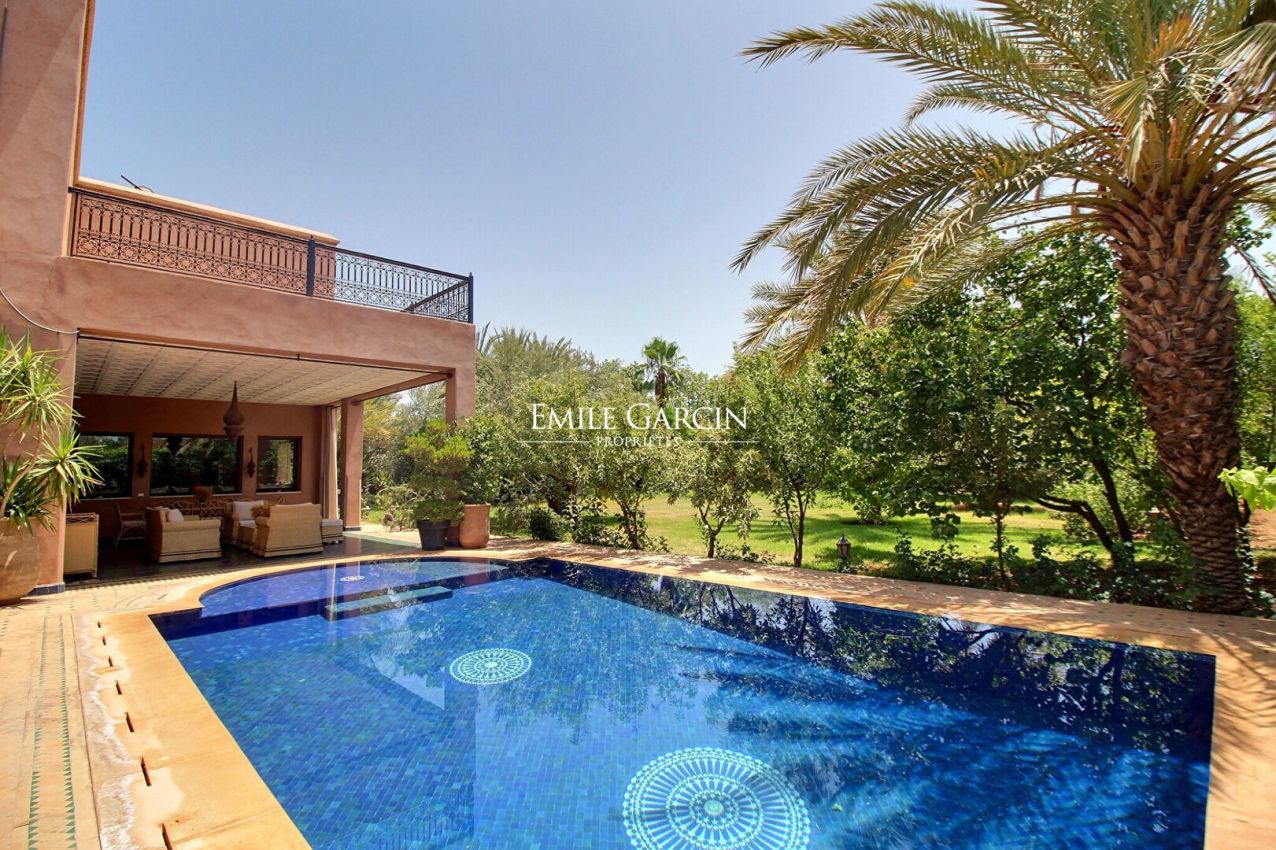 À vendre superbe maison sur le golf d'Amelkis à Marrakech - Emile Garcin Maroc - Image 1