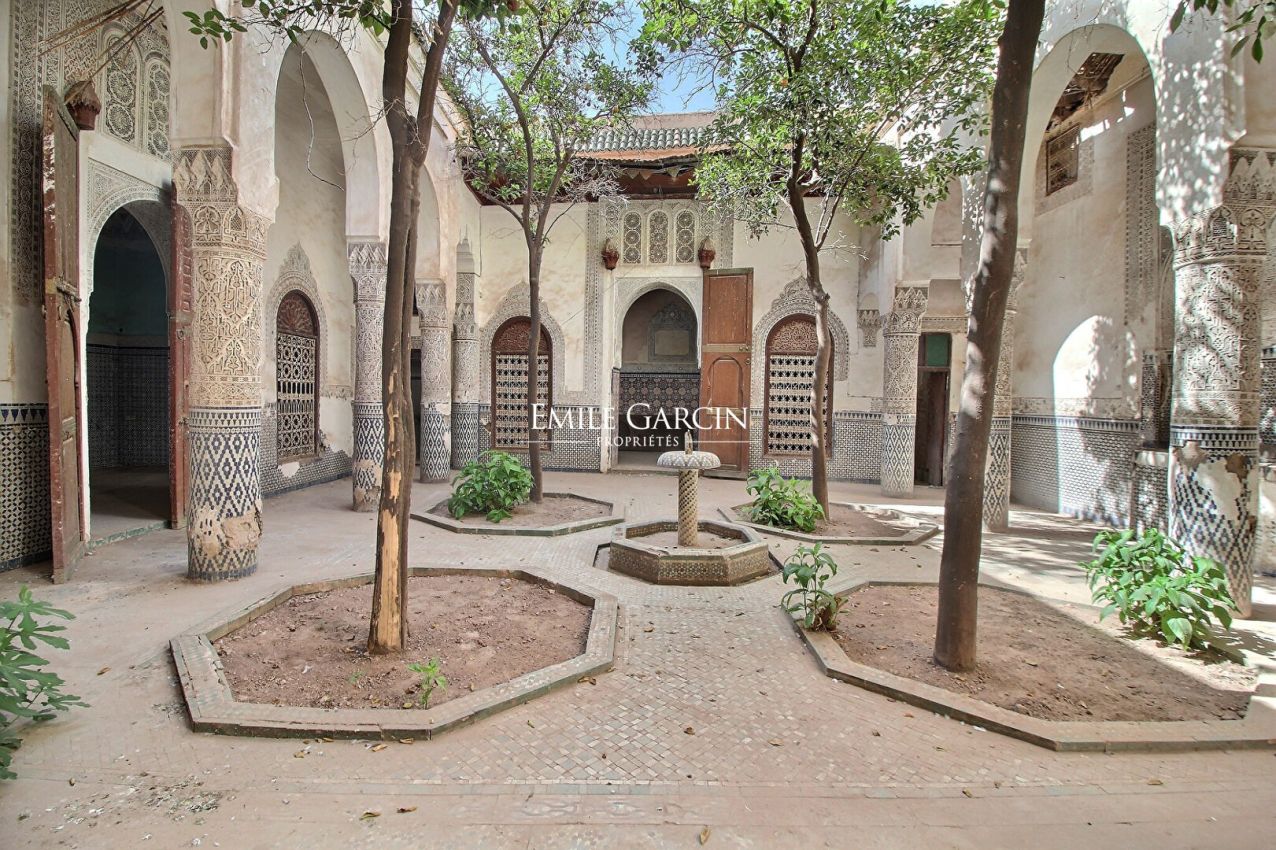 A vendre Riad d'exception proche Bab Doukkala à Marrakech - Emile Garcin Maroc - Image 1