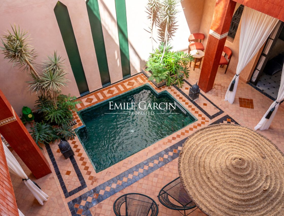 For sale - Charming riad - Marrakech - Riad Laarouss / Bab Doukkala - Emile Garcin Maroc - Image 1