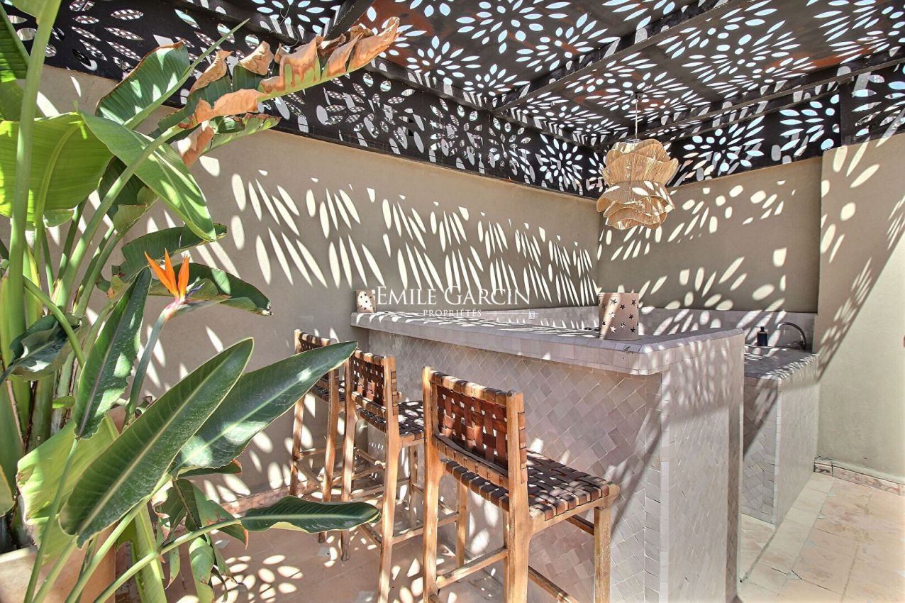 À vendre Riad neuf au quartier de la Kasbah à Marrakech - Emile Garcin Maroc - Image 9