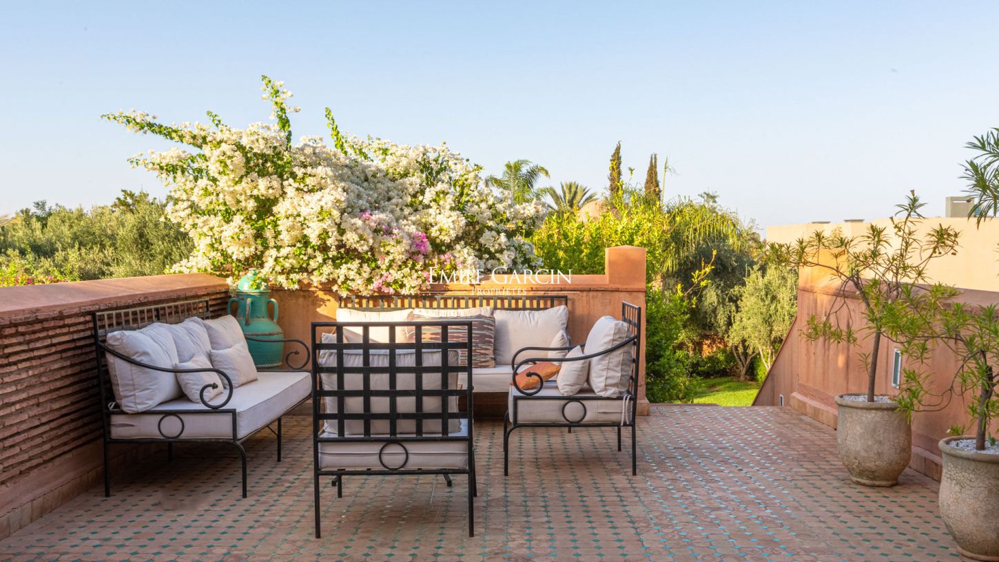 À louer villa mauresque sur domaine golfique à Marrakech - Emile Garcin Maroc - Image 10