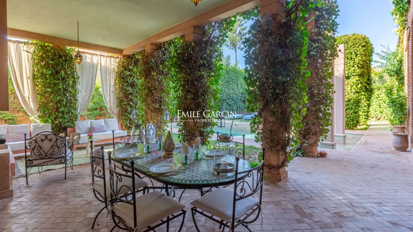 À louer villa mauresque sur domaine golfique à Marrakech - Emile Garcin Maroc - Image 11