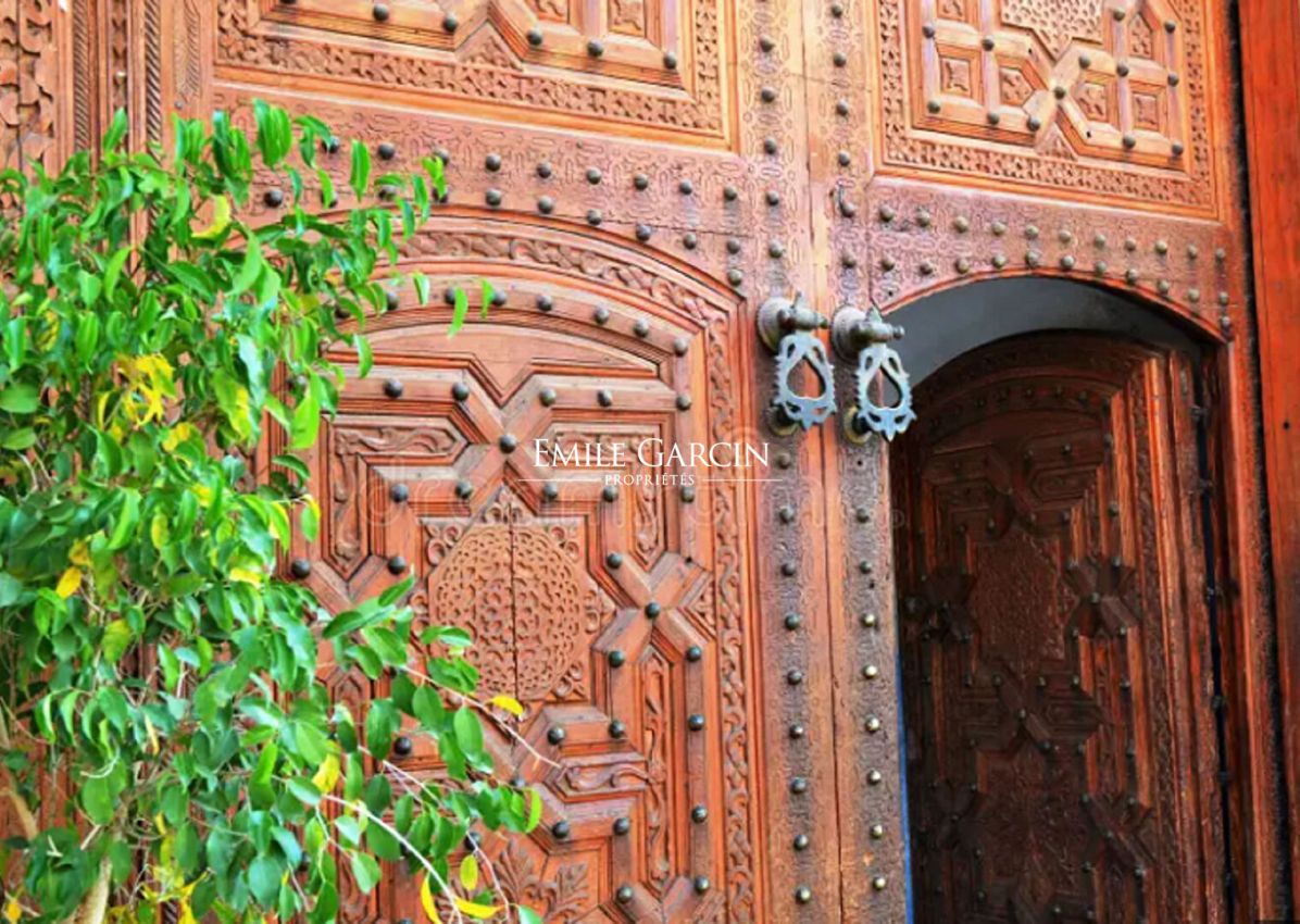 À vendre riad à rénover au quartier Sidi Benslimane à Marrakech - Emile Garcin Maroc - Image 1