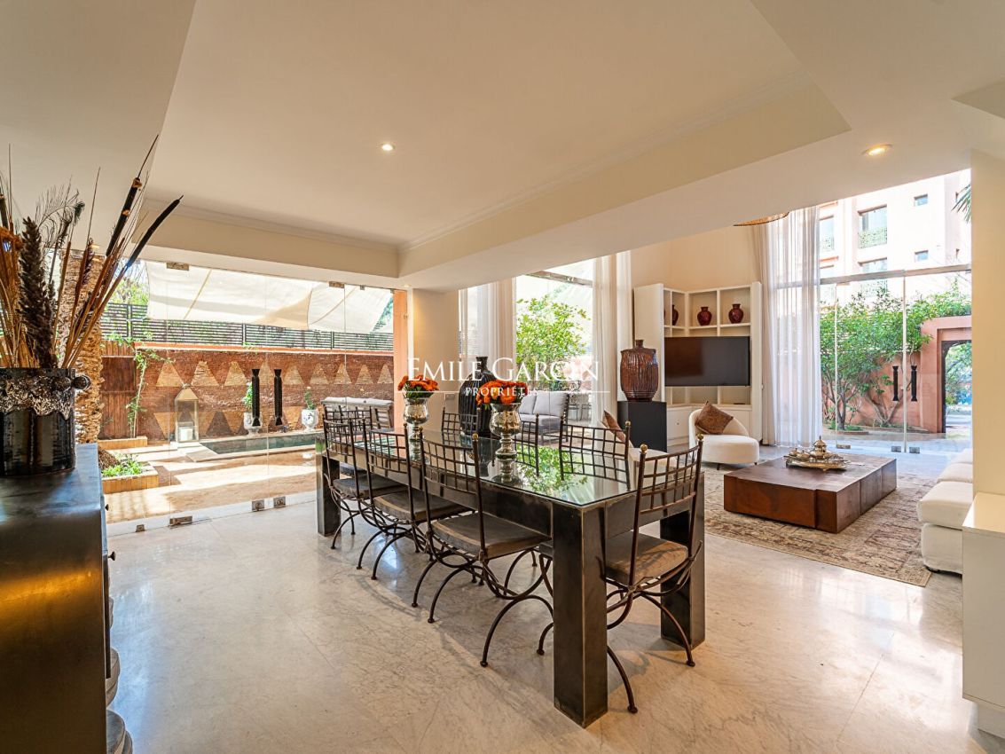 À louer cocon chic au coeur de l'Hivernage à Marrakech - Emile Garcin Maroc - Image 4