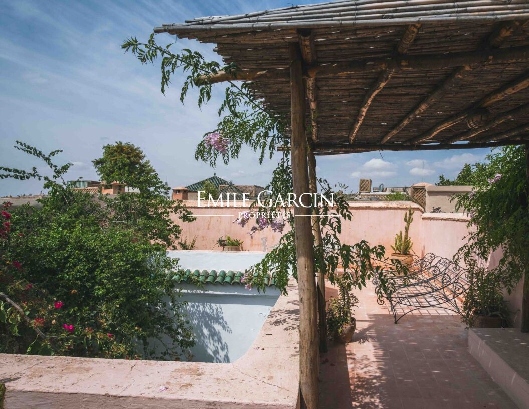 À vendre riad dans le quartier Sidi Benslimane à Marrakech - Emile Garcin Maroc - Image 7