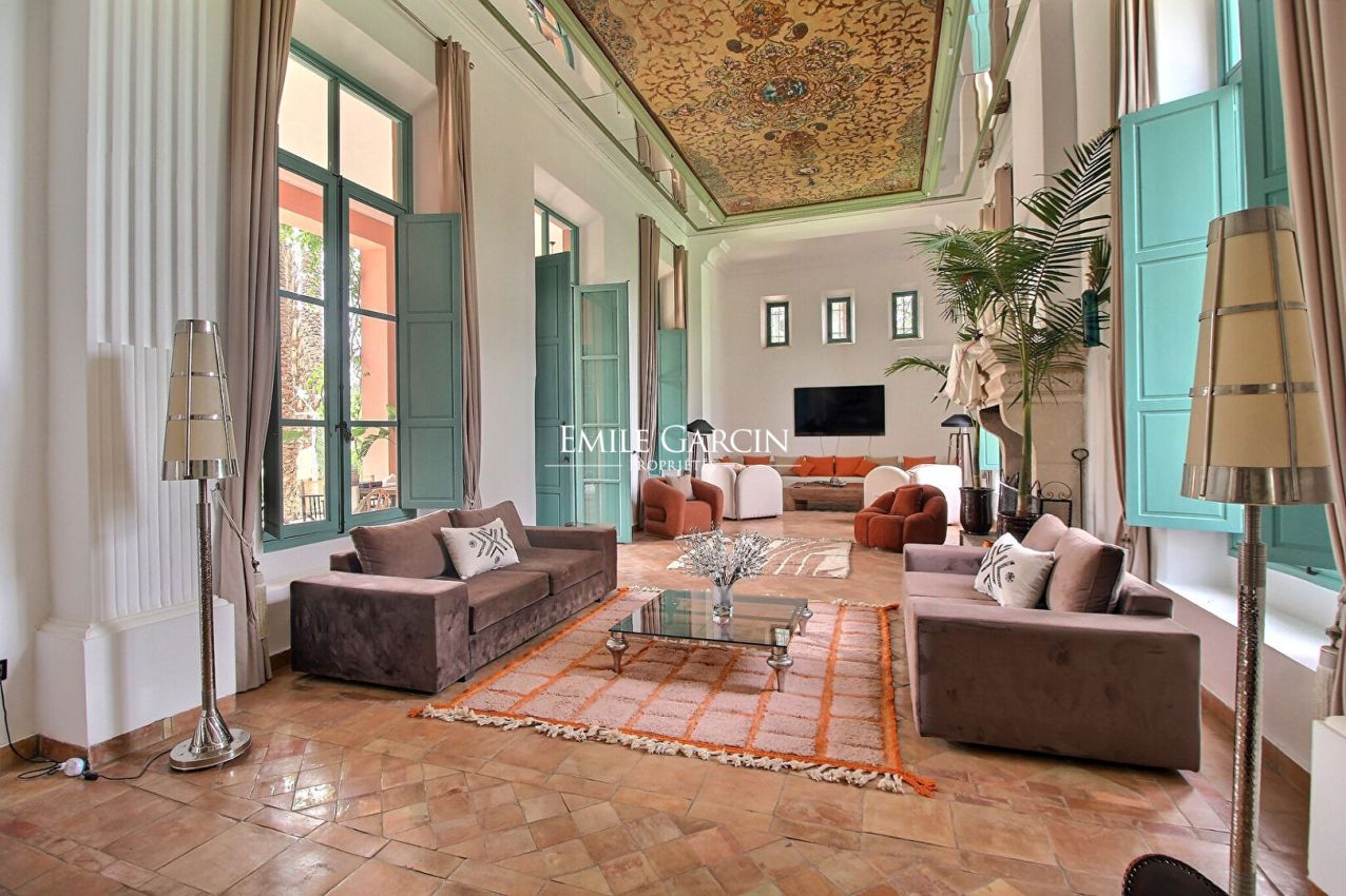 À  vendre superbe propriété à la palmeraie de  Marrakech - Emile Garcin Maroc - Image 4