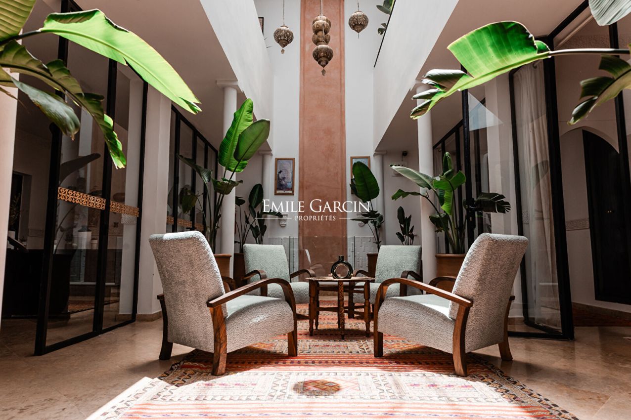 A vendre Riad dans le quartier de la Kasbah à Marrakech - Emile Garcin Maroc - Image 1