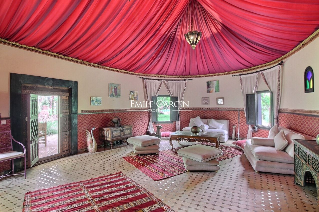 À vendre maison au coeur de la palmeraie à Marrakech - Emile Garcin Maroc - Image 3