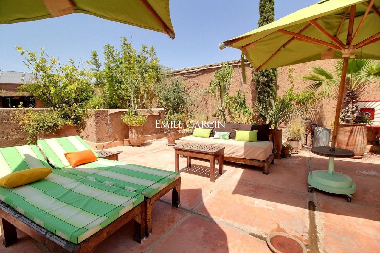 À vendre maison d'hôtes de charme située dans le quartier du Mellah à Marrakech - Emile Garcin Maroc - Image 11