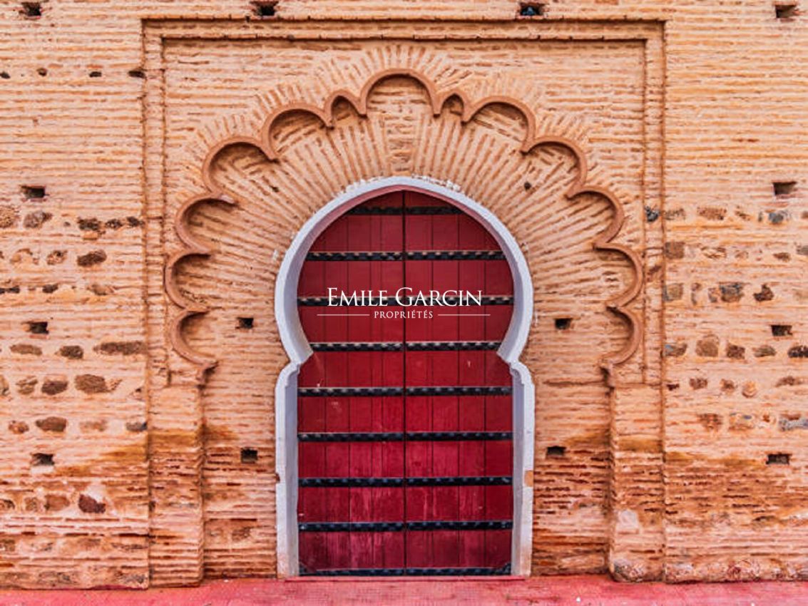 À vendre riad titré dans le quartier Bab Doukkala à Marrakech - Emile Garcin Maroc - Image 1
