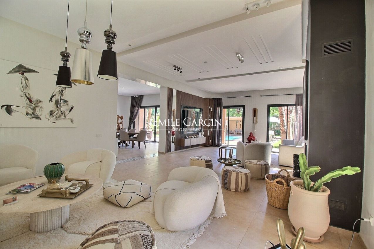 À vendre maison contemporaine à 2 minutes d'Amelkis à Marrakech - Emile Garcin Maroc - Image 3