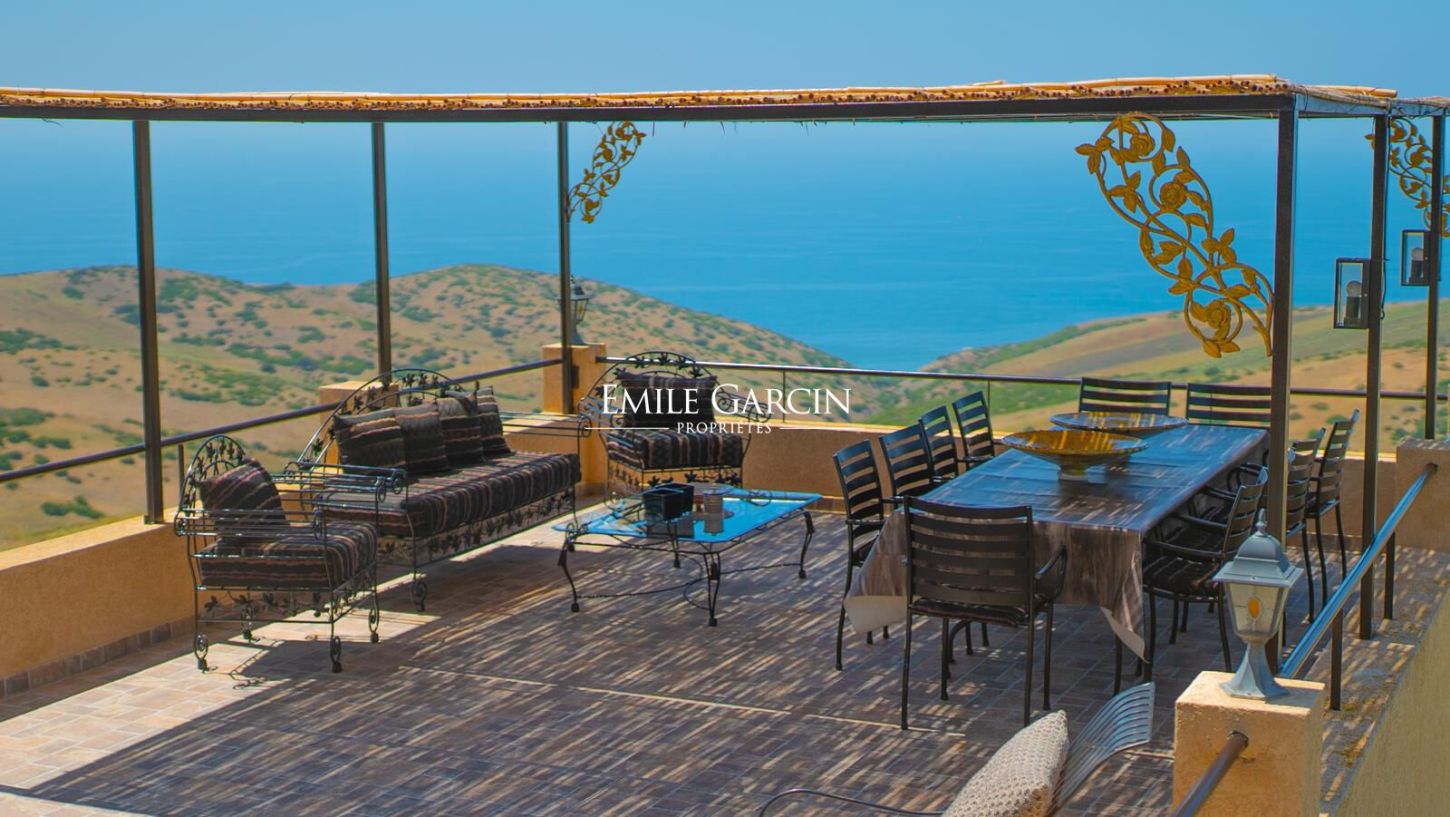 TANGER /ASILAH  GRANDE PROPRIETE  SUR L'OCEAN  SUR UN JARDIN DE 6000 M2 - Emile Garcin Maroc - Image 2