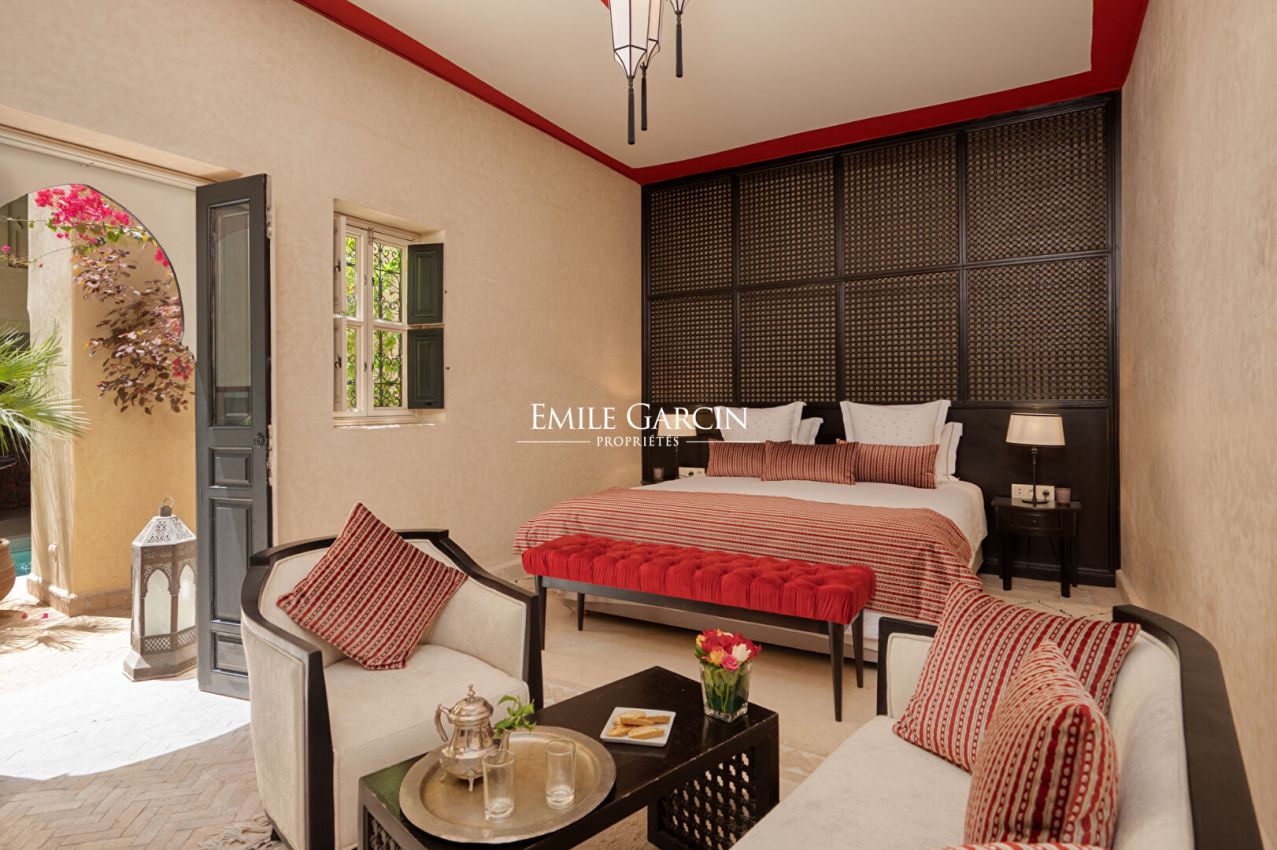 À vendre maison d'hôtes dans le quartier de la Kasbah à Marrakech - Emile Garcin Maroc - Image 9
